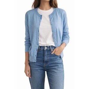 Madison Blue Button Cardigan S Soft Knit Minimalist Preppy Chic